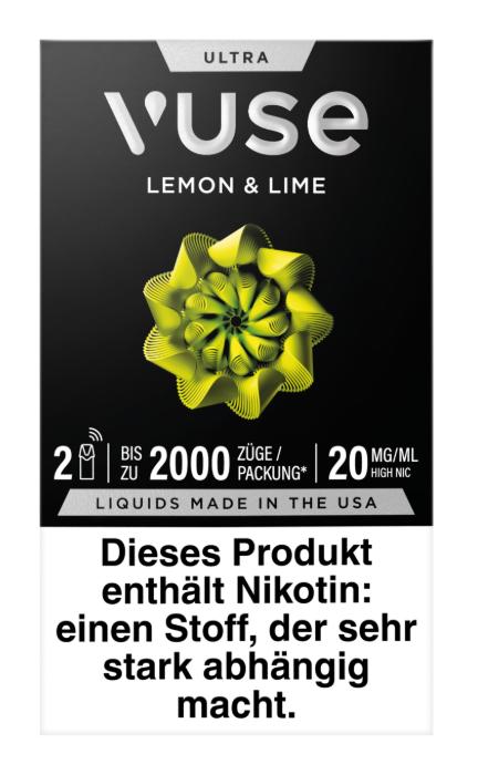 Vuse Ultra Pods Lemon & Lime 20mg