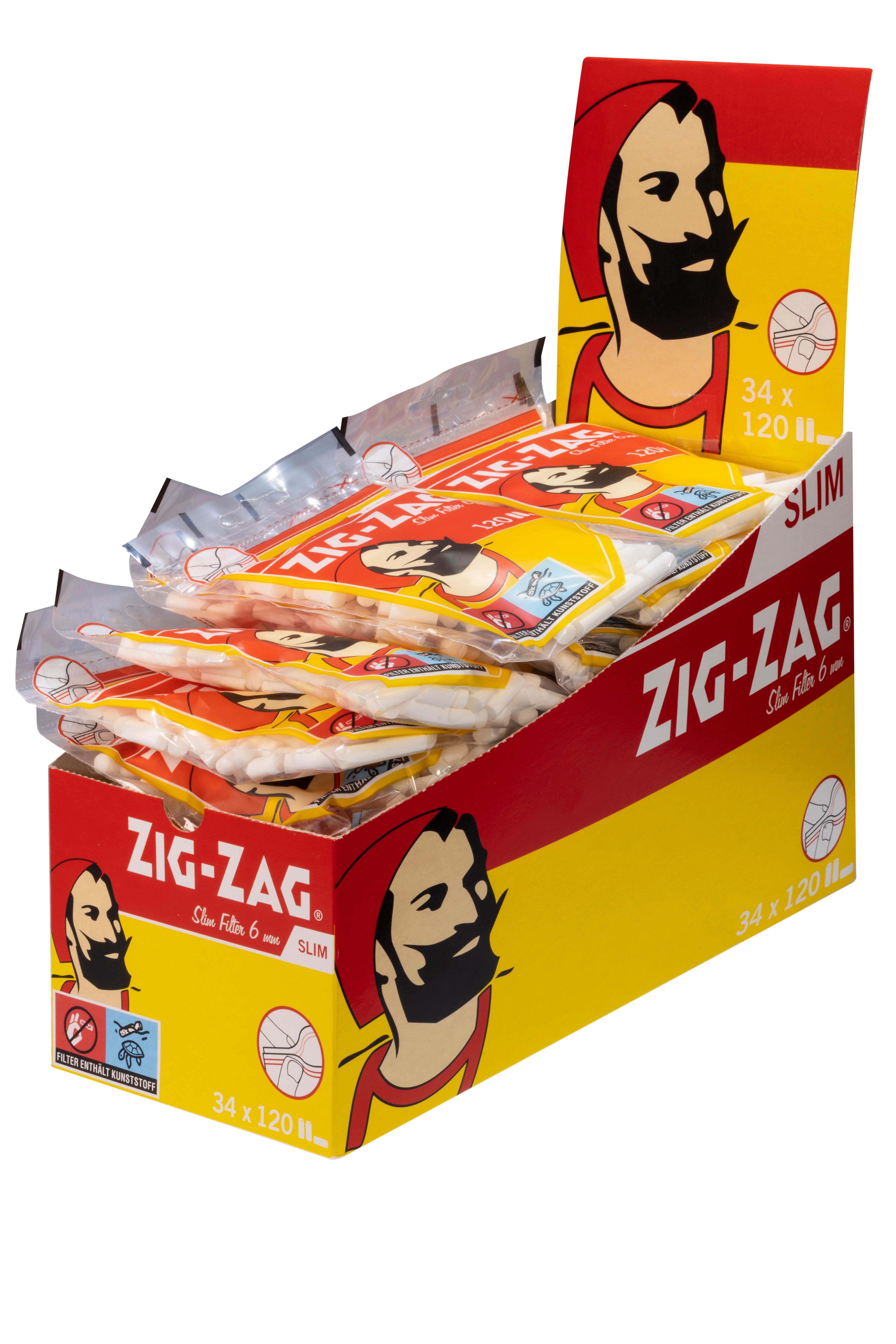 Zig Zag Spezial Drehfilter Slim 6mm 34 x 120 Filter Zig Zag Spezial Drehfilter Slim 6mm 34 x 120 Filter