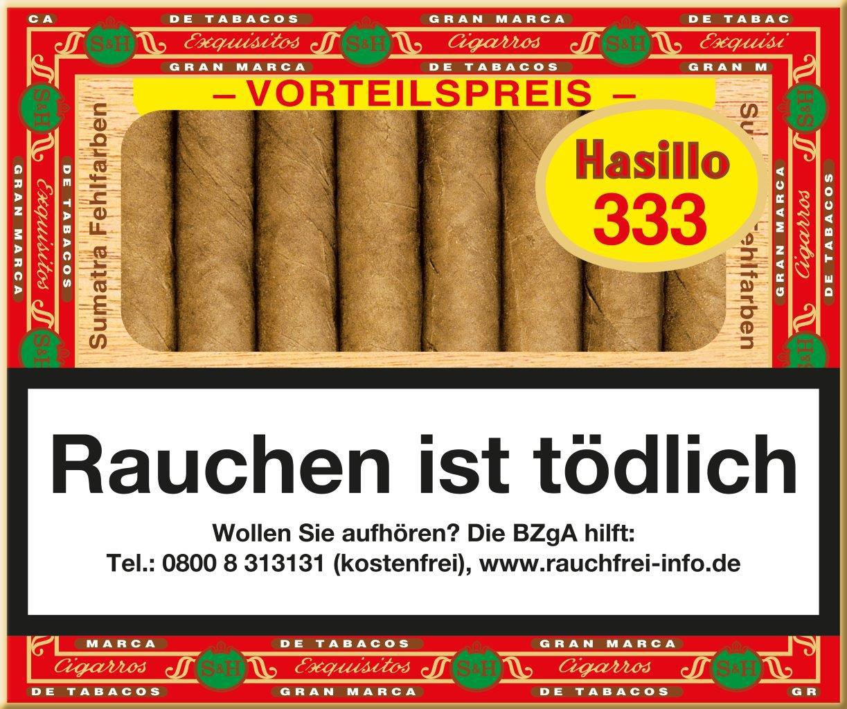 Hasillo Fehlfarbe Sumatra 1 x 50 Zigarillos