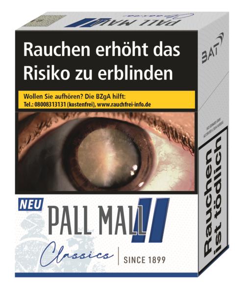 699 Pall Mall Classics Blue Super 8 x 28 Zigaretten