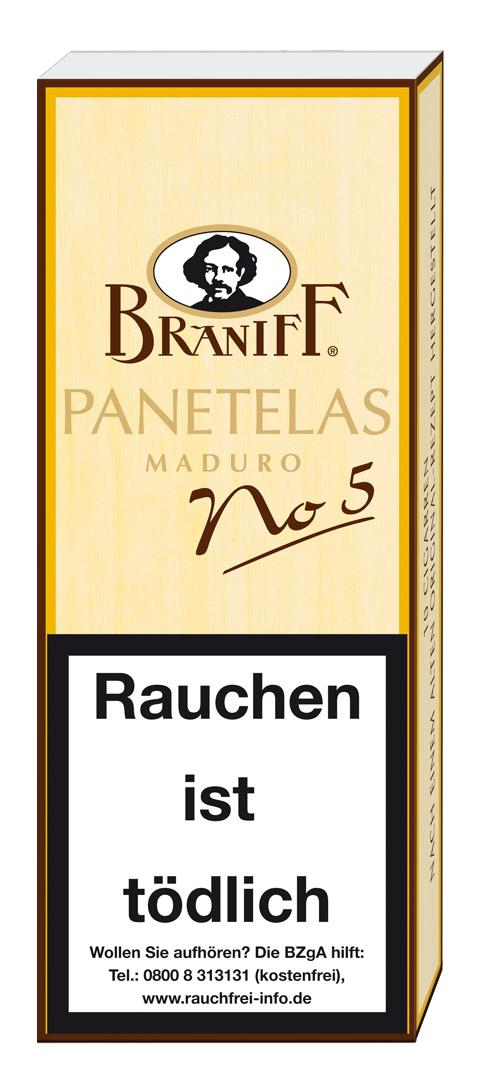 Braniff Chicos & Panetelas No 5  10 x 10 Zigarren