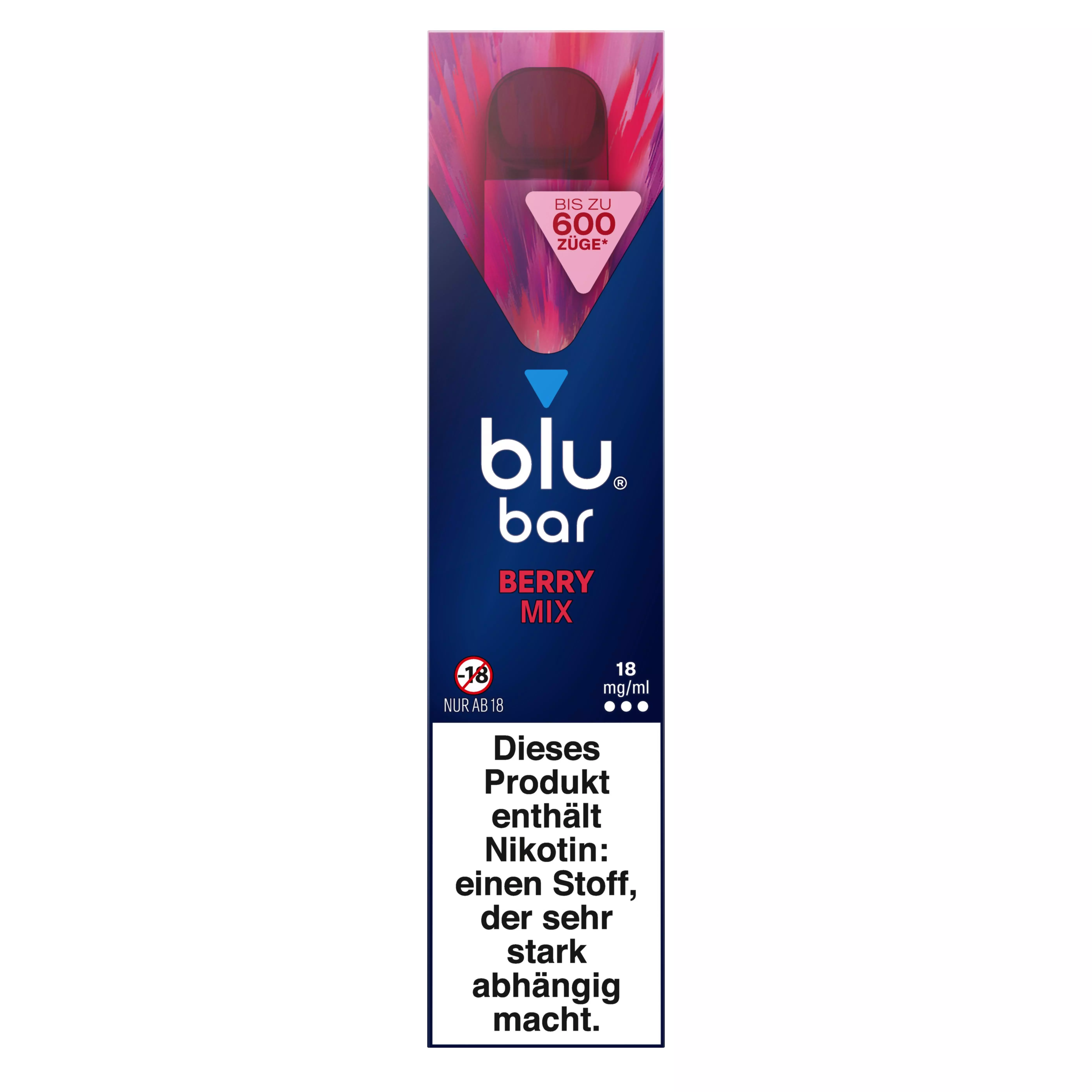 blu bar Berry Mix E-Shisha 18mg/ml Nikotin