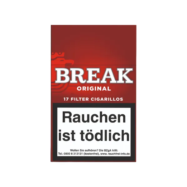 Break Original Red Filter Cigarillos 10 x 17 Zigarillos