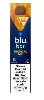 blu bar Tropical Mix E-Shisha 18mg/ml Nikotin