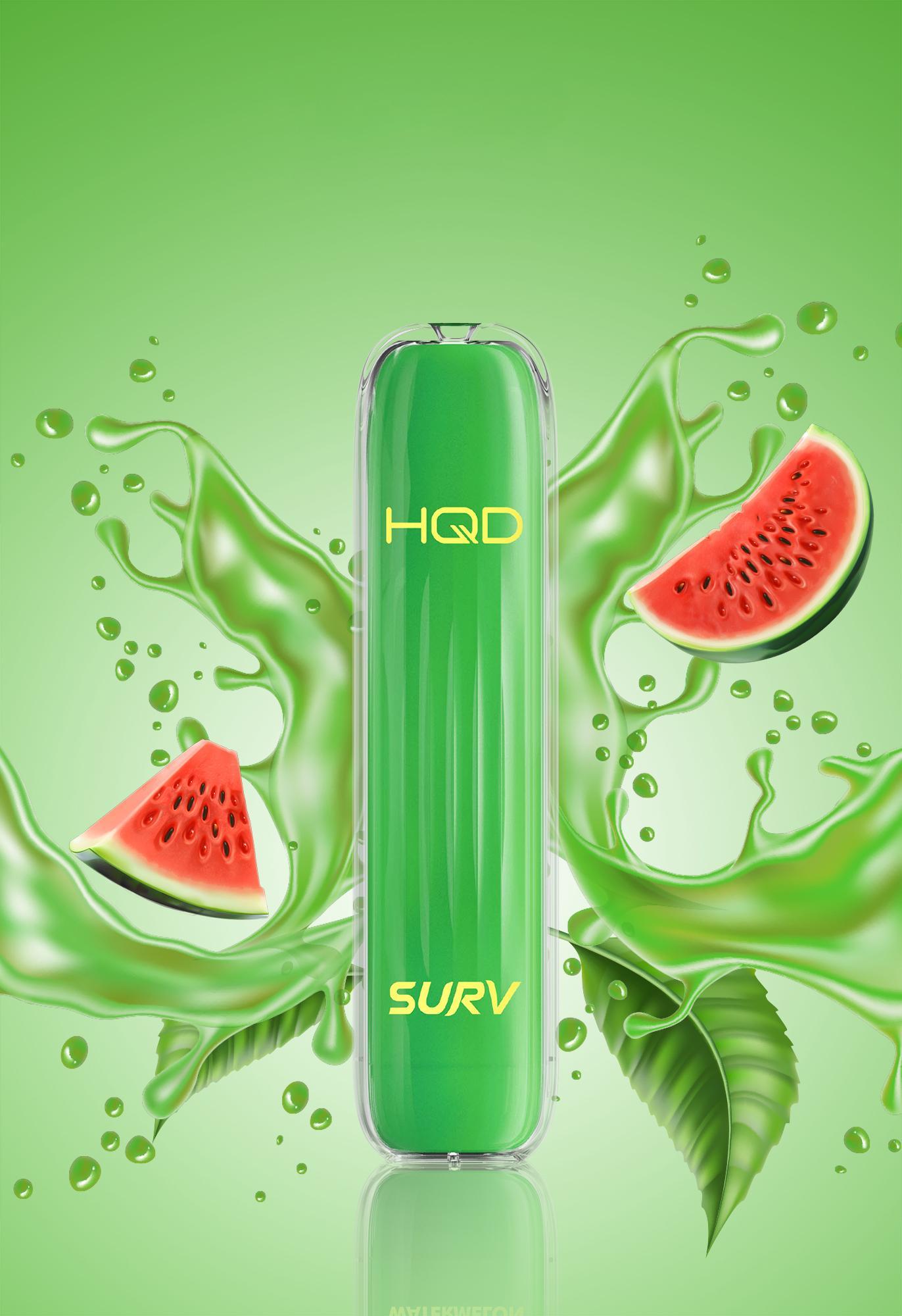 HQD SURV Watermelon E-Shisha Einweg 18mg/ml Nikotin