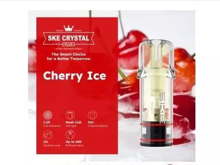 SKE Crystal Plus Pod Cherry Ice 20mg/ml Nikotin 1 x 2 Pods