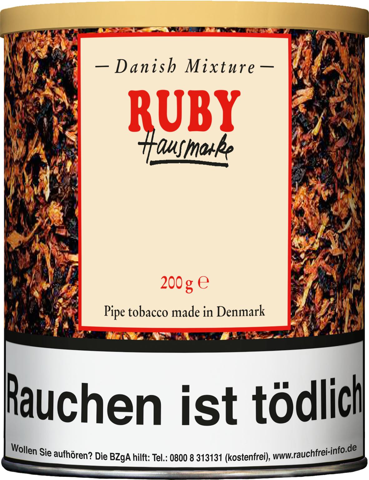 Danish Mixture Ruby 1 x 200g Pfeifentabak 200g