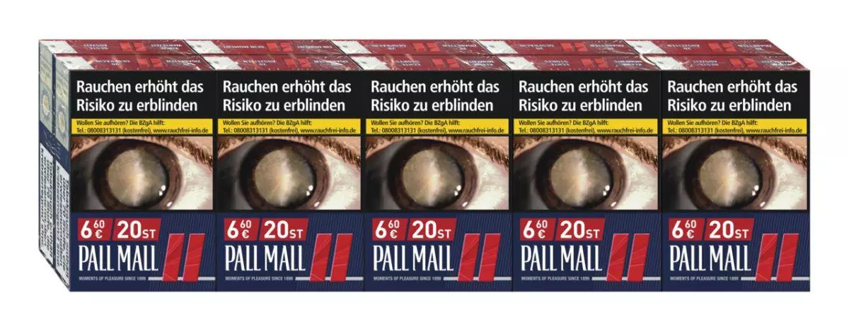 Pall Mall Red 10 x 20 Zigaretten