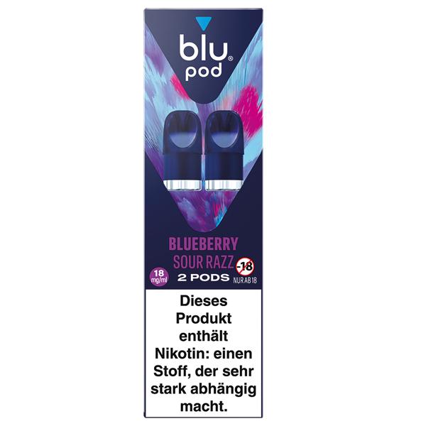 blu Pod Blueberry Sour Razz 18mg/ml