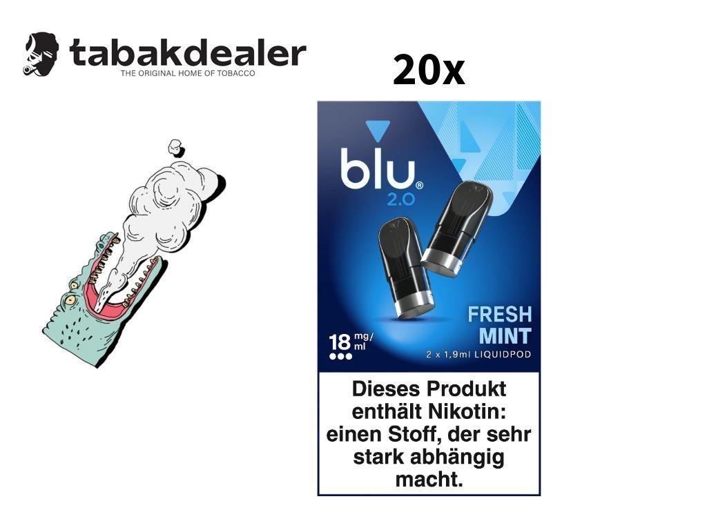 blu 2.0 Liquidpod Fresh Mint 18mg/ml 20er 