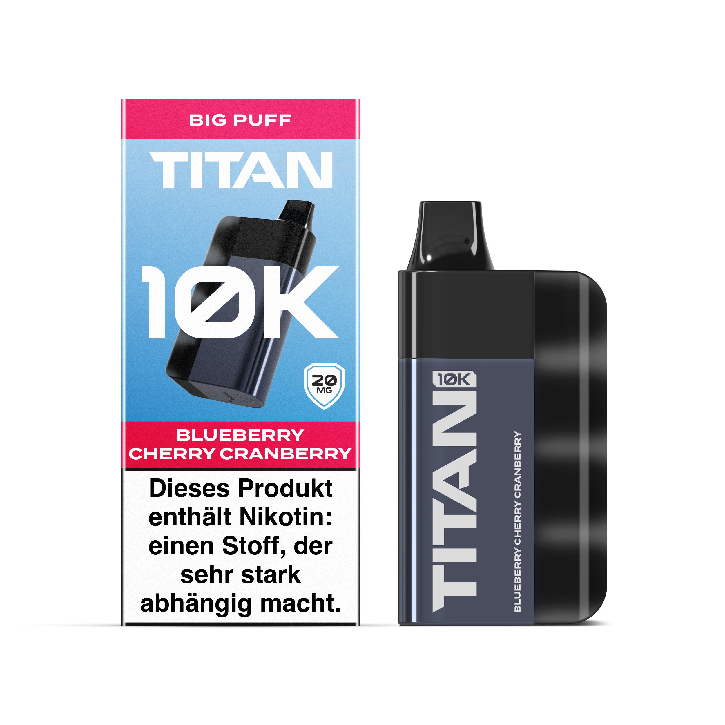 Titan Device Blueberry Cherry Cranberry