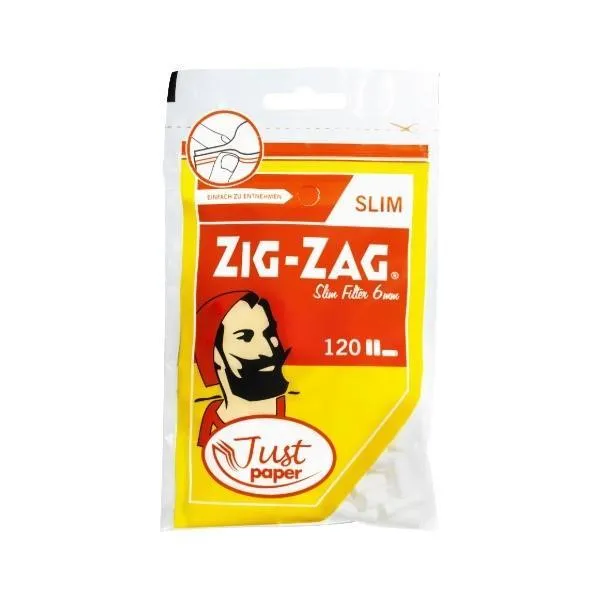 ZIG-ZAG Slim Just Paper Filter 6mm