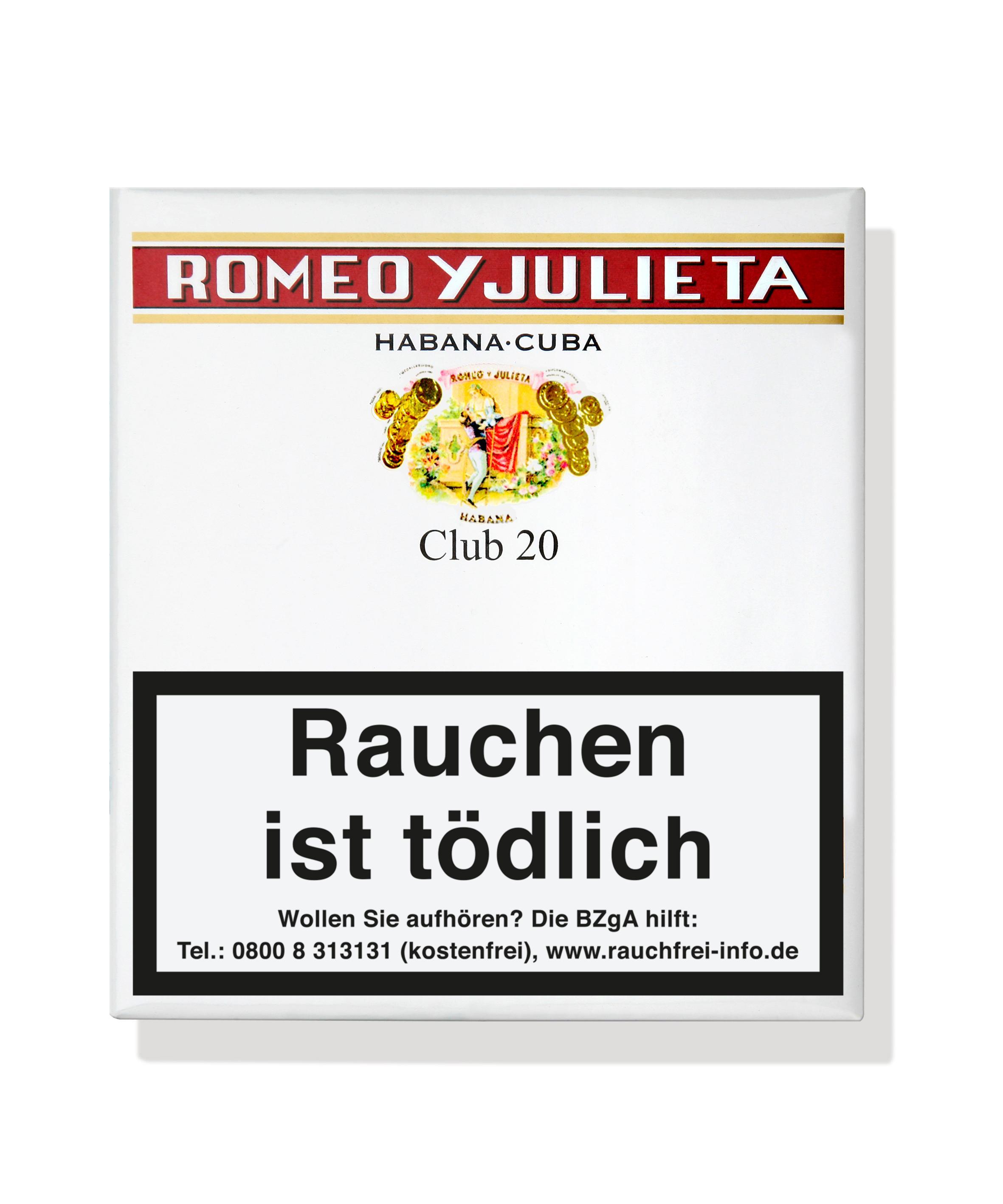 Romeo Y Julieta Club 1 x 20 St Zigarren