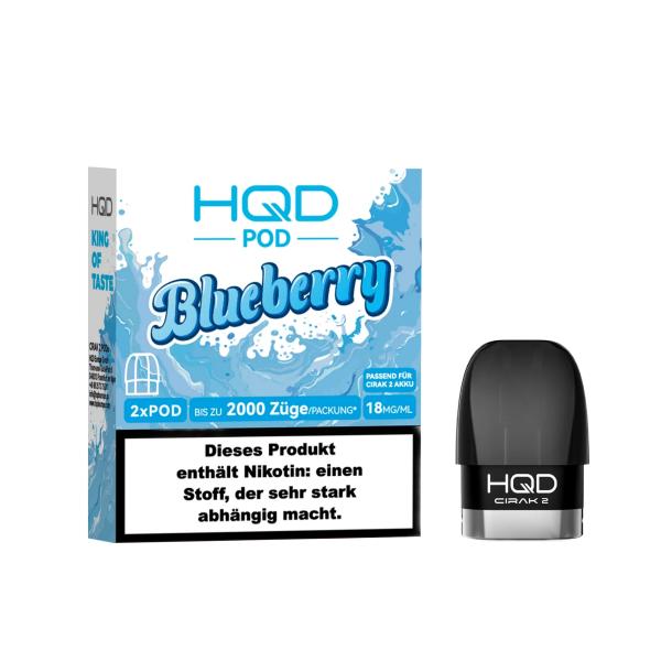 HQD Cirak 2 Pod Blueberry 18mg/ml Nikotin