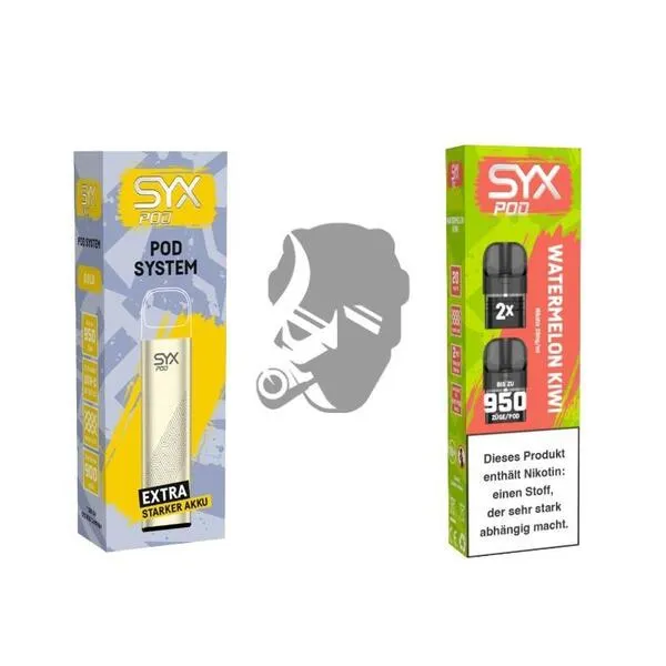 SYX Pod Gold + Cartridge Watermelon Kiwi