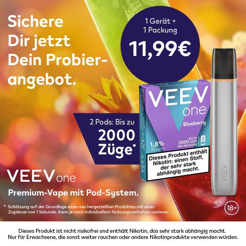 Veev Kit Grey + 1 VEEV One Pod Blueberry 20mg/ml