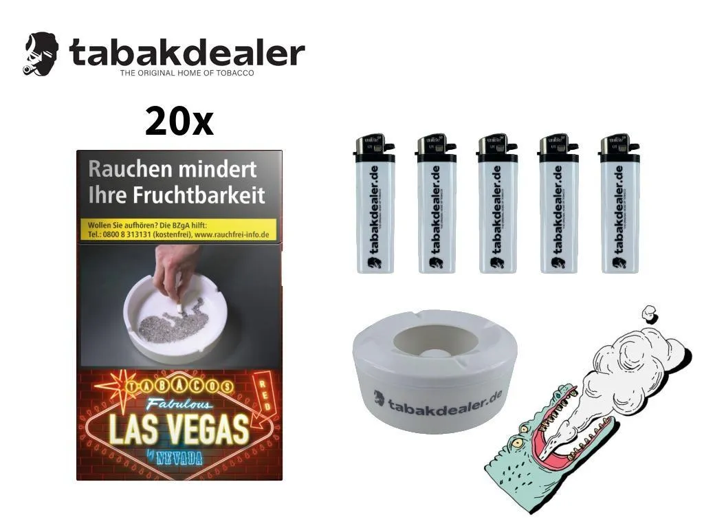 20x Las Vegas Red Zigaretten