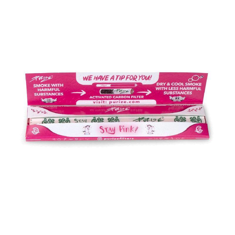 Purize Papers Kings Size Slim Long pink Purize Papers Kings Size Slim Long pink