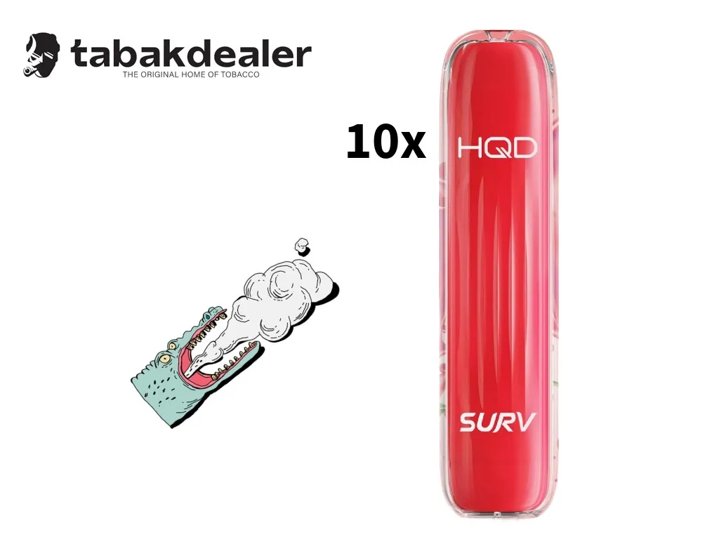 HQD SURV Mixed Fruit E-Shisha 10 Stück
