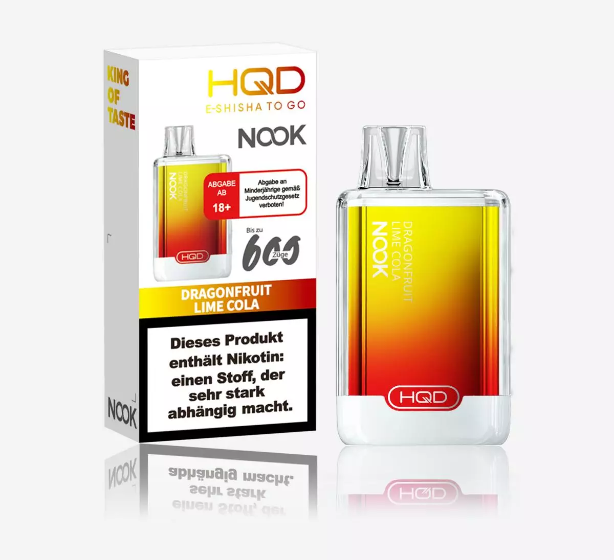 HQD Nook Dragonfruit Lime Cola 18mg/ml Nikotin