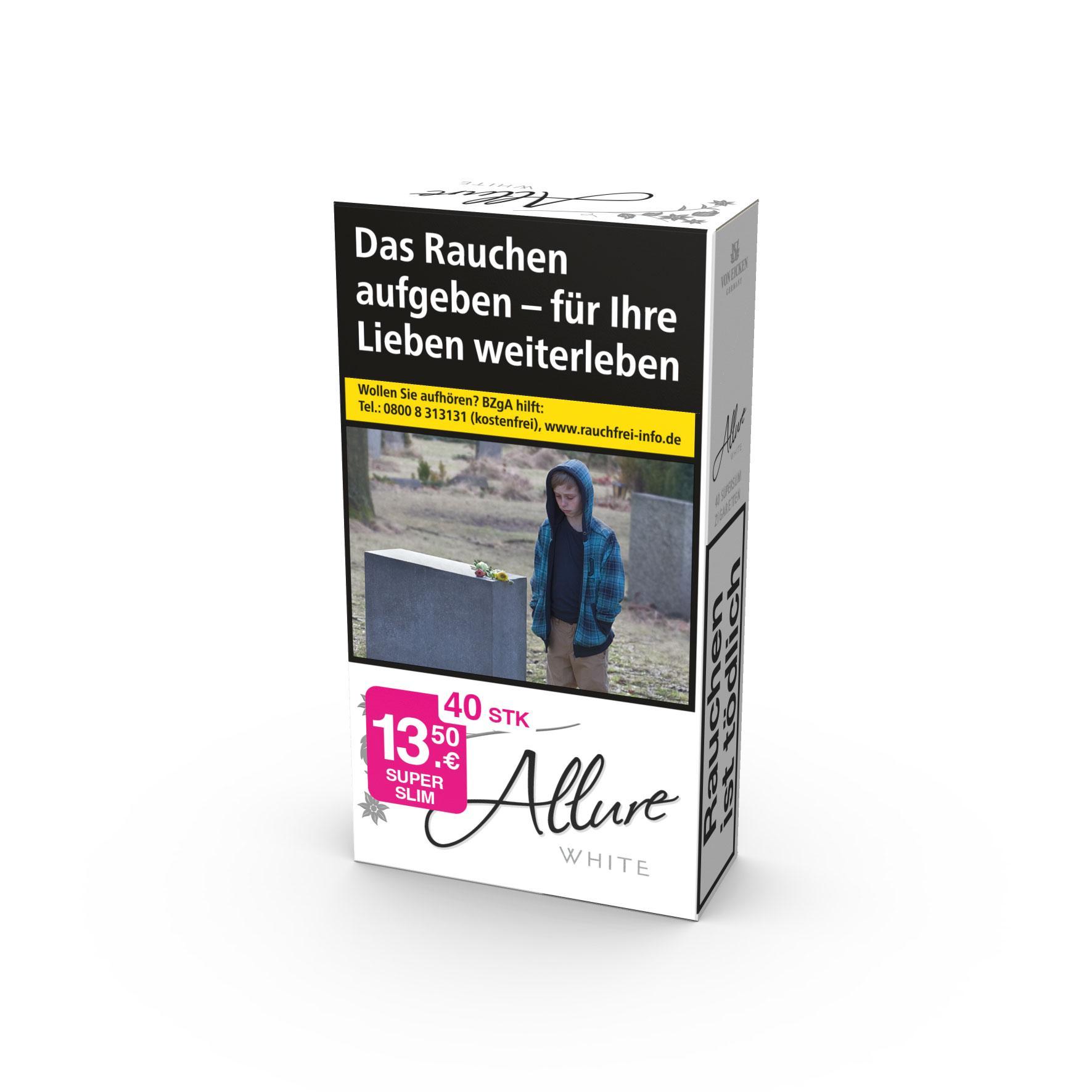 Allure White Superslims XXXL 100 10 x 40 Zigaretten