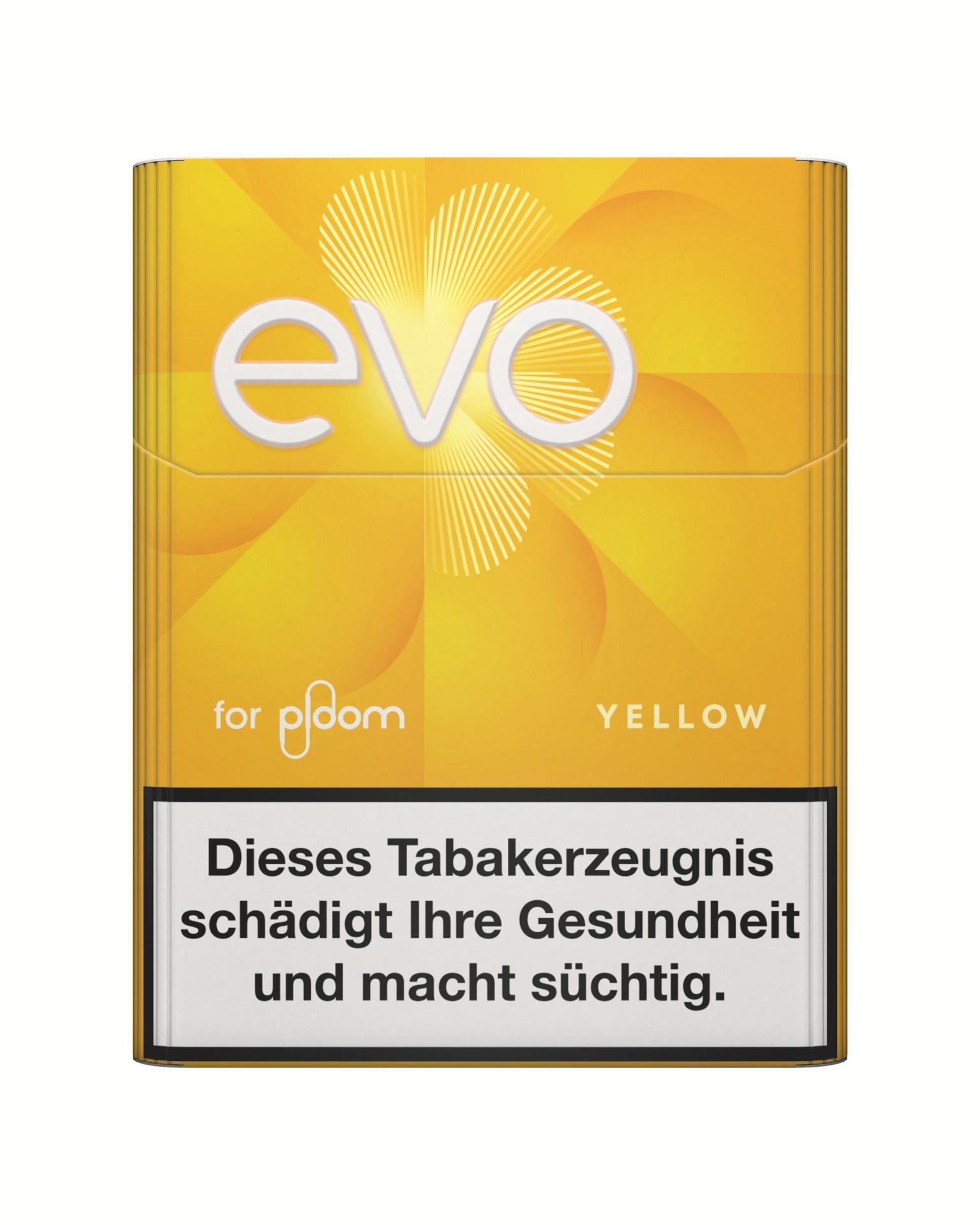 EVO Tobacco Sticks Yellow Stange EVO Tobacco Sticks Yellow Stange