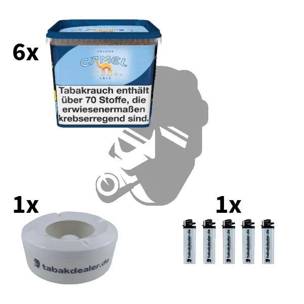 6x Camel Blue Volume Box 285g