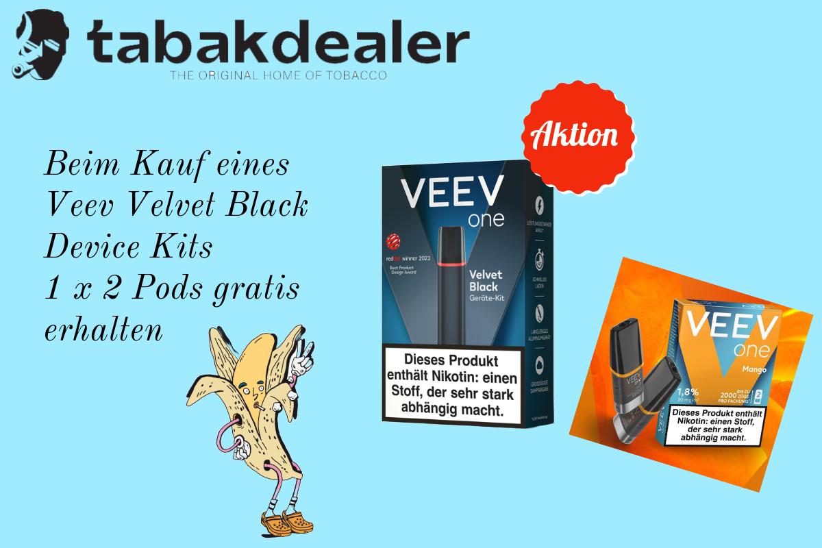 Veev Kit Black + 1 VEEV One Pod Mango 20mg/ml