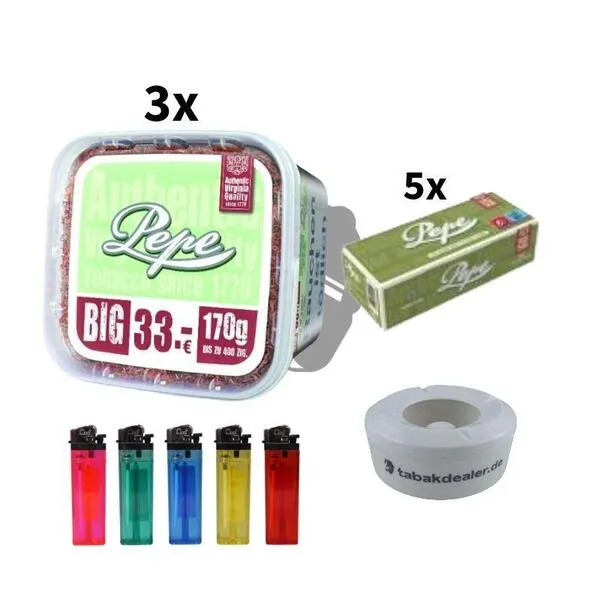 3 x Pepe Rich Green Volumen 3XL 170g