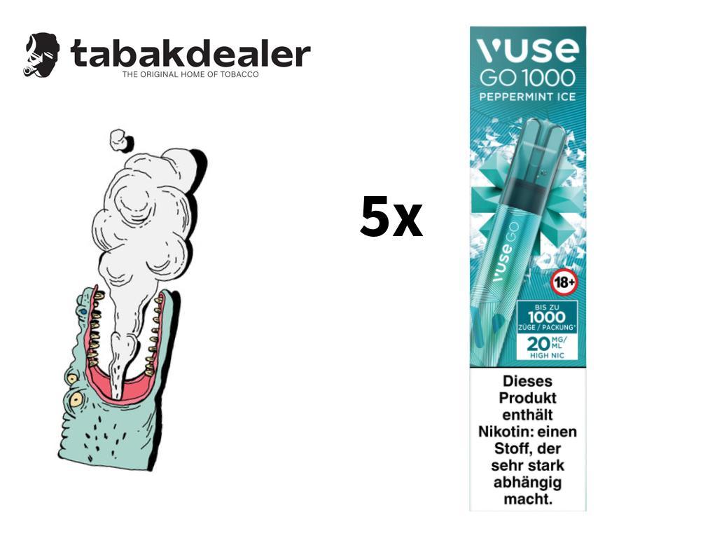 Vuse GO 1000 Peppermint Ice 5er 