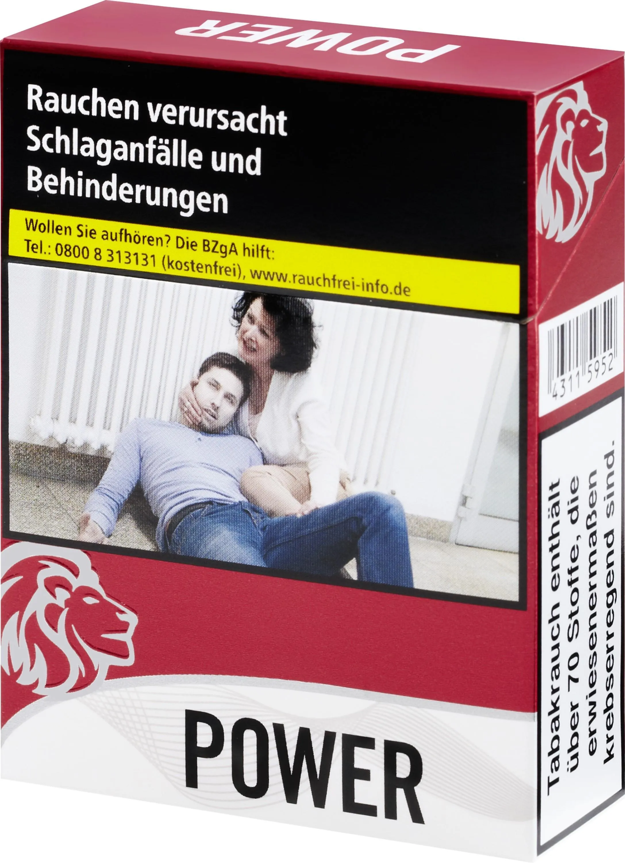 Power Red Maxi 8 x 30 Zigaretten