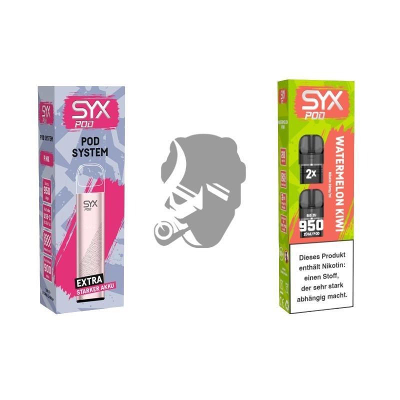 SYX Pod Pink + Cartridge Watermelon Kiwi SYX Pod Pink + Cartridge Watermelon Kiwi
