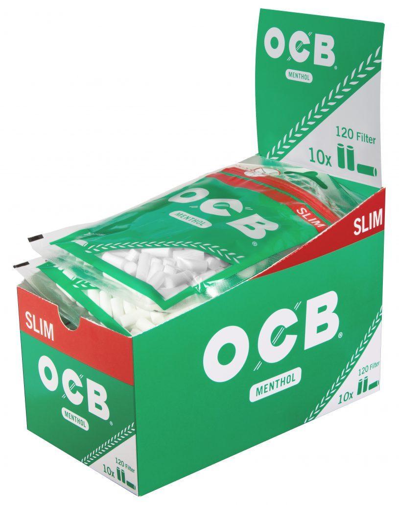 OCB Drehfilter Slim Menthol 6mm 1 x 120 Stück