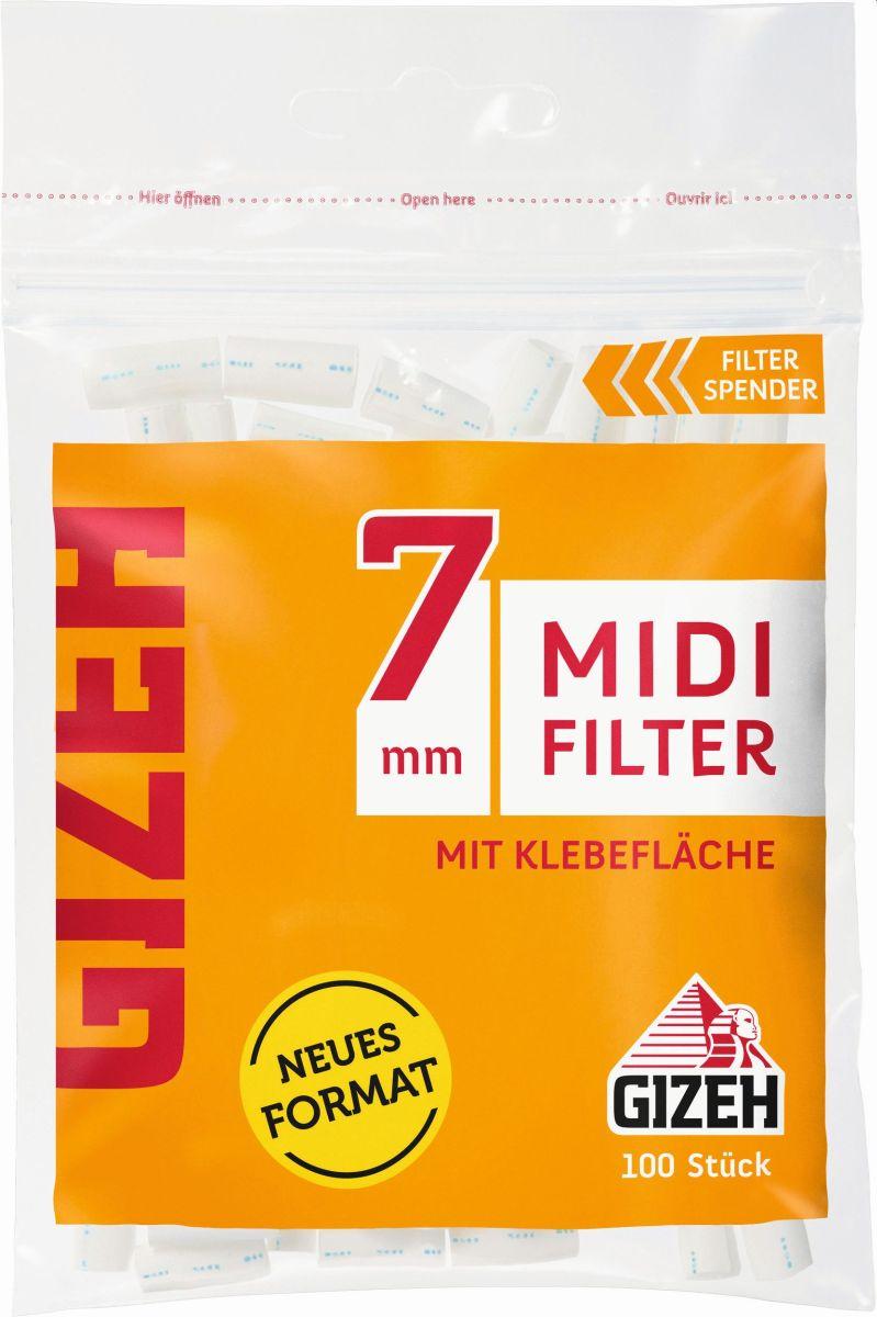 GIZEH Midi Filter 7mm  10 x 100 Filter