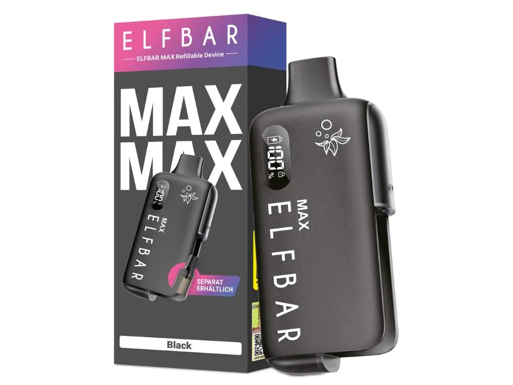 ELFBAR MAX Akku 650 mAh Black
