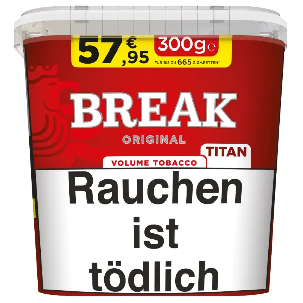 Break Original Bucket Titan 1 x 300g Tabak