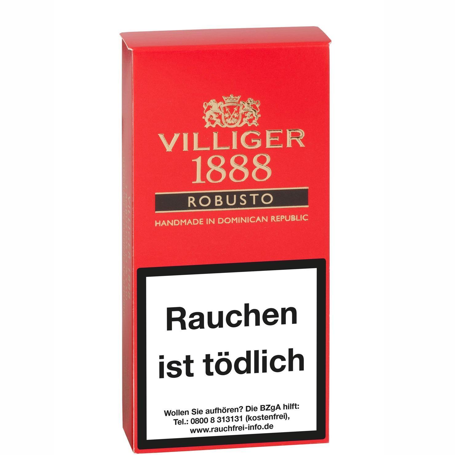 Villiger 1888 Robusto Red 1 x 3 Zigarren 3St