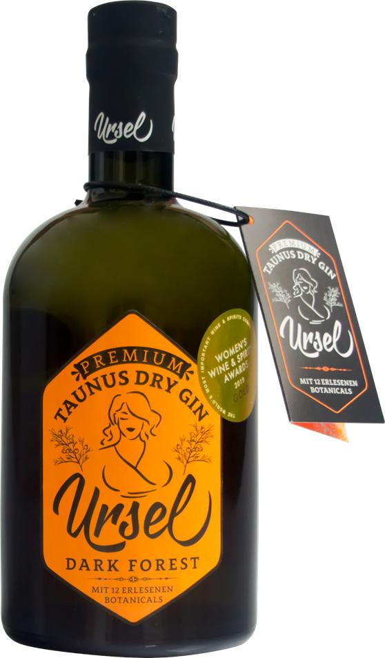 Taunus Dry Gin Ursel Dark Forest 47% vol 1 x 500ml 1 x 0,5l