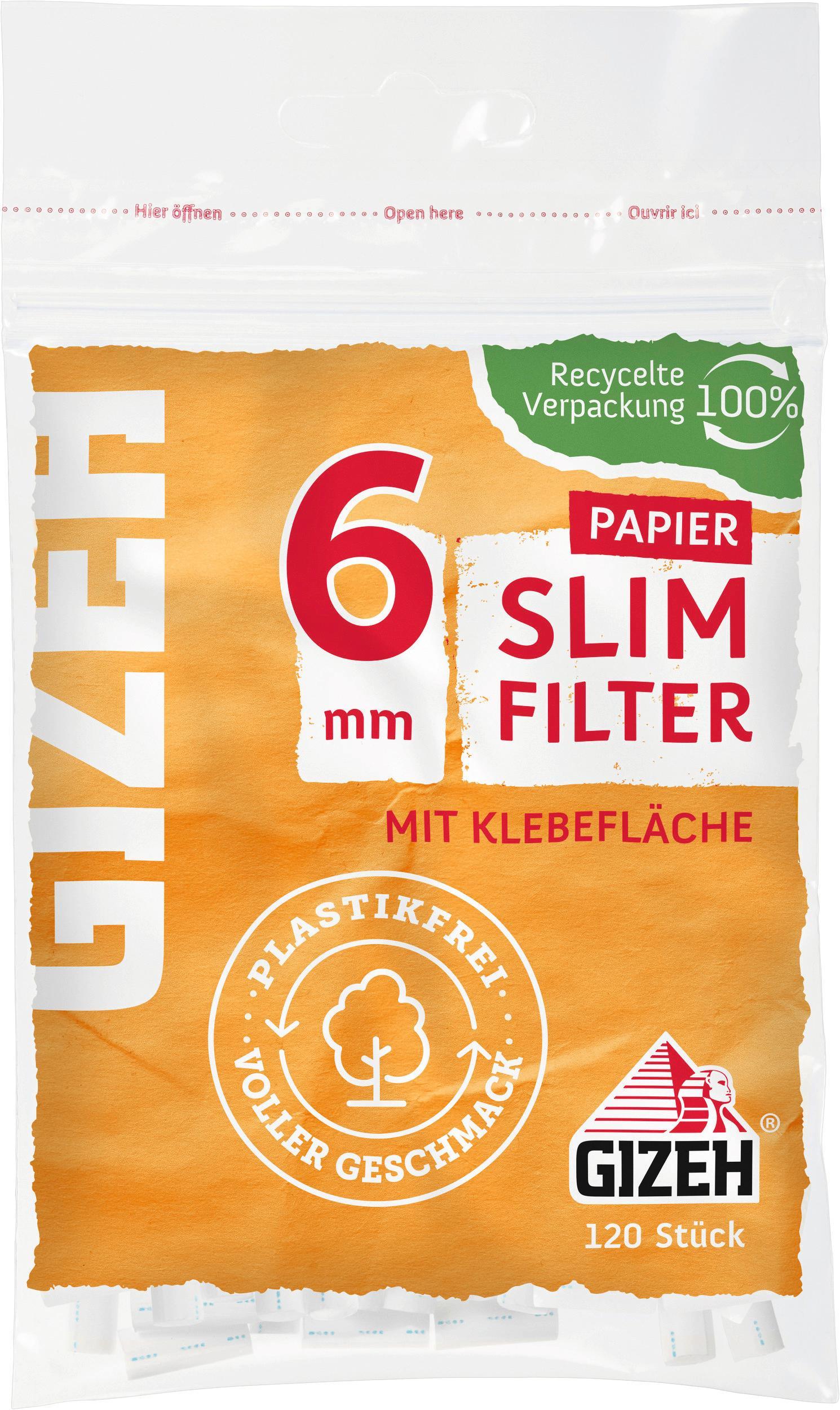 Gizeh Papier Slim Filter 20 x 120 Filter