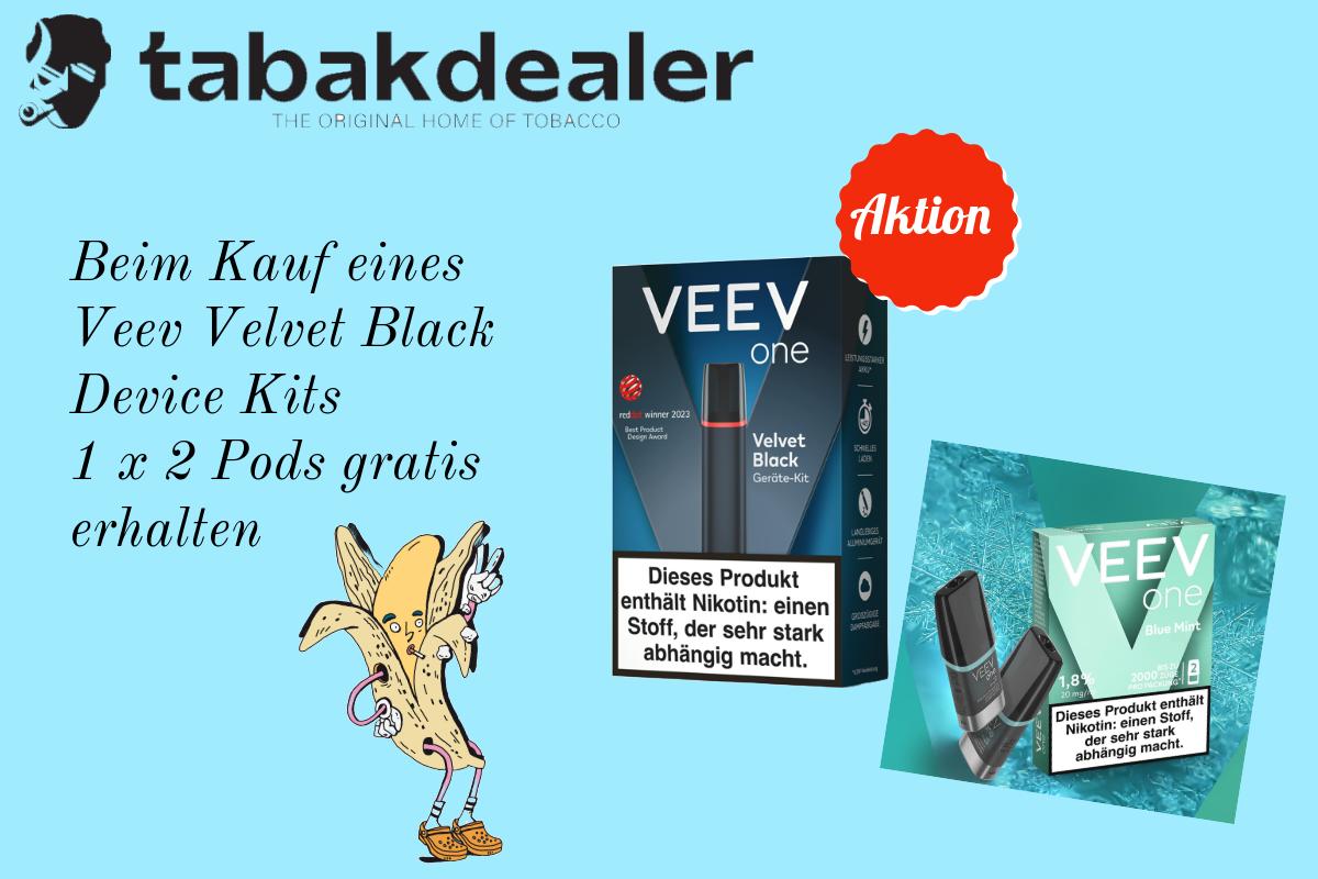 Veev Kit Black + 1 VEEV One Pod Blue Mint 20mg/ml 1