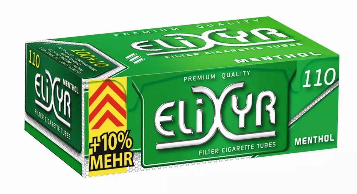 Elixyr Menthol Hülsen 5 x 110 Stück