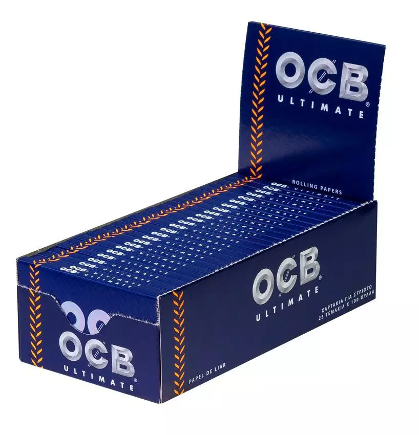 OCB Ultimate Kurz Papier 25 x 100 Blättchen 