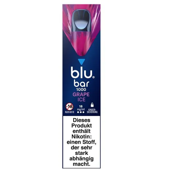 blu bar Grape Ice E-Shisha 18mg/ml Nikotin