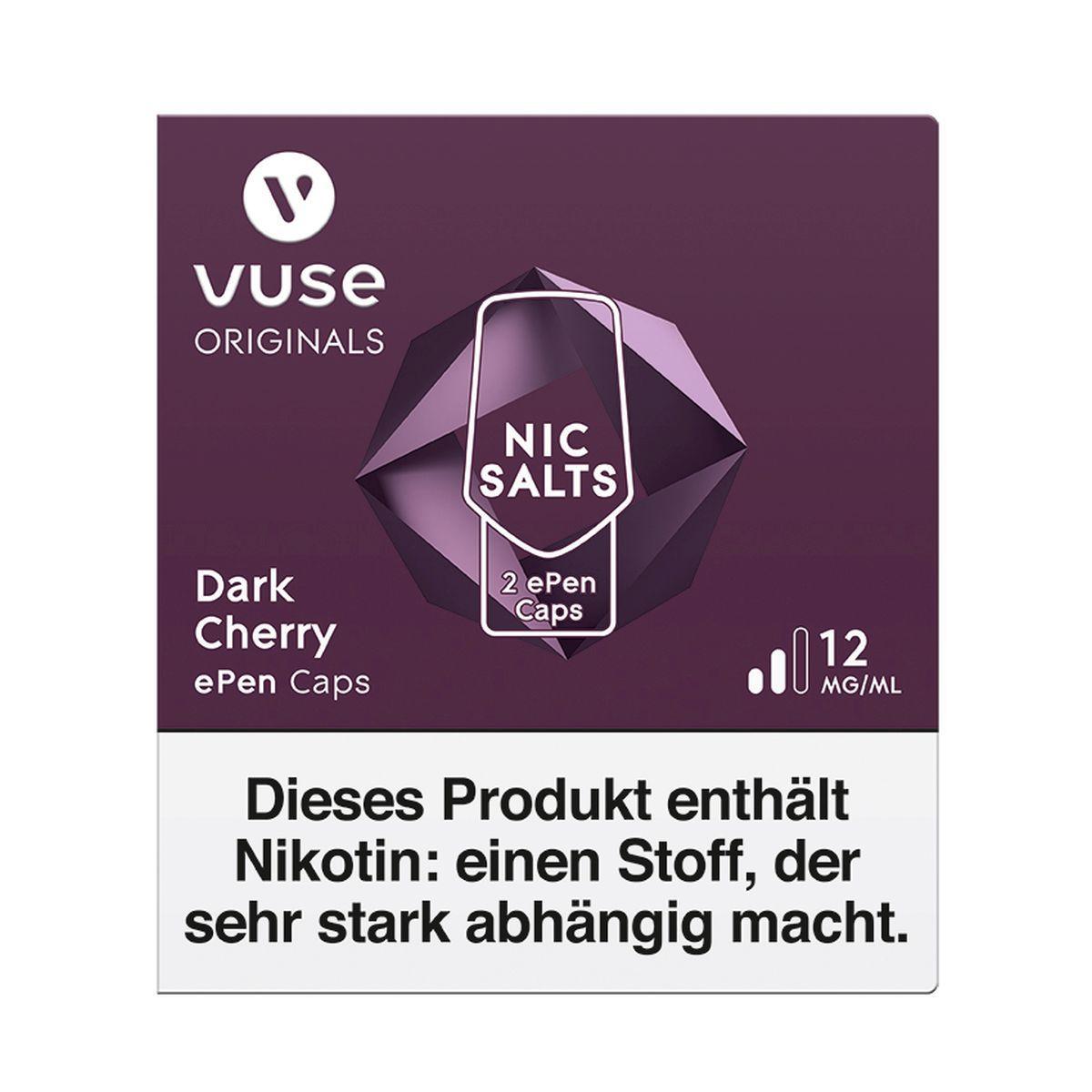 Vuse ePen Caps Dark Cherry Nicotin Salt 12mg/ml Nikotin
