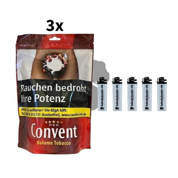 3x Convent Vol. Tabak 100g 3x Convent Vol. Tabak 100g