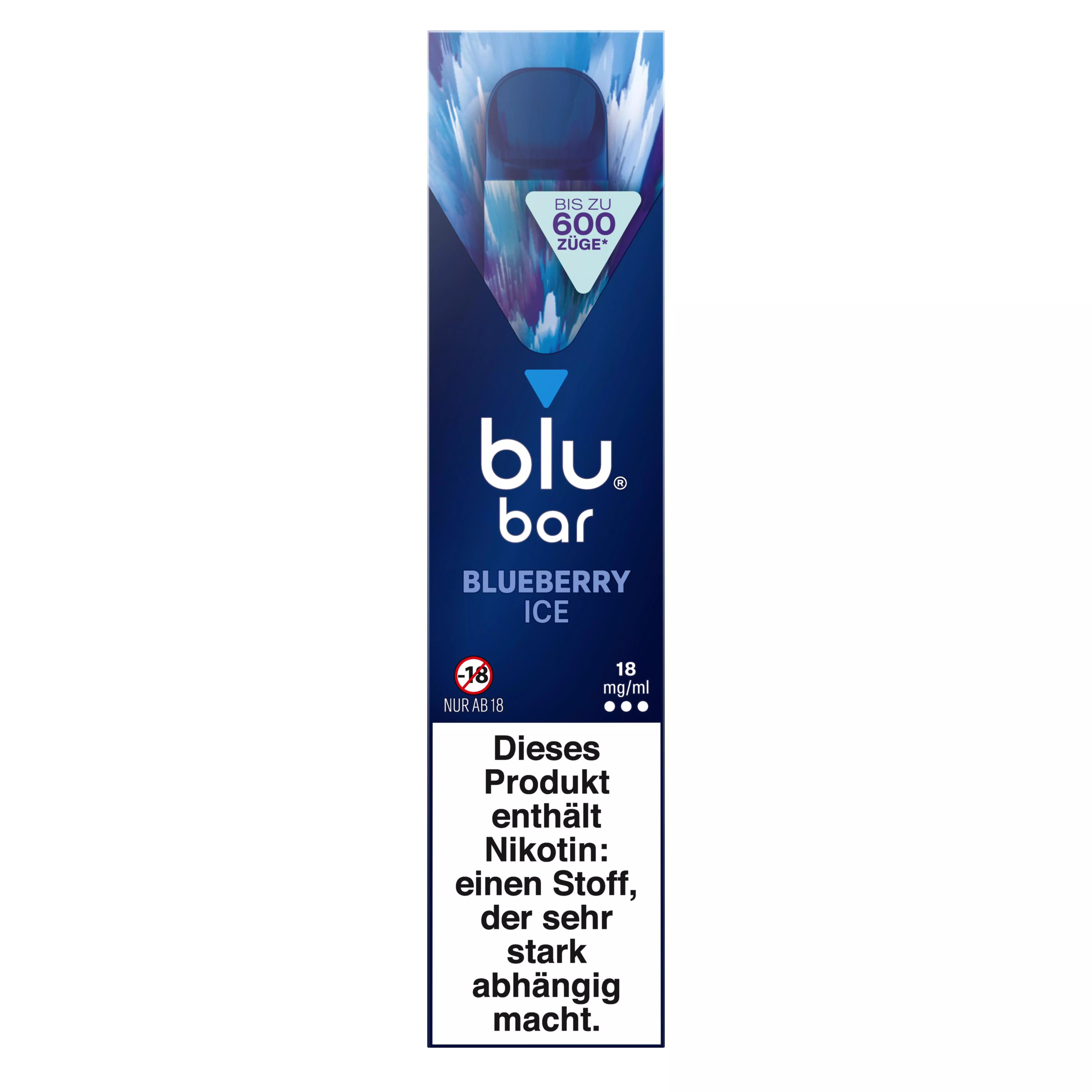 blu bar Blueberry Ice E-Shisha 18mg/ml Nikotin
