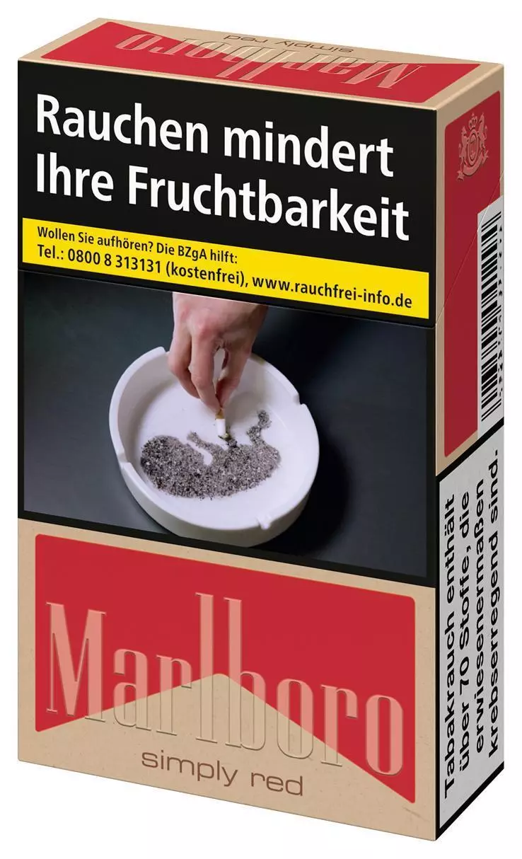 "Alter Preis" Marlboro Simply Red 10 x 20 Zigaretten