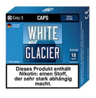 Easy 4 Caps White Glacier Fresh  (Minze & Eukalyptus) 18mg/ml Nikotin ( 2 Stück pro Packung ) 