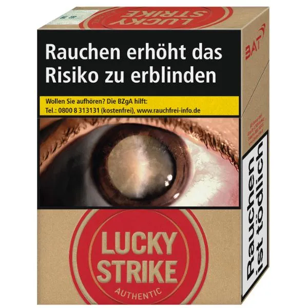 Lucky Strike Authentic Red Super 8 x 28 Zigaretten