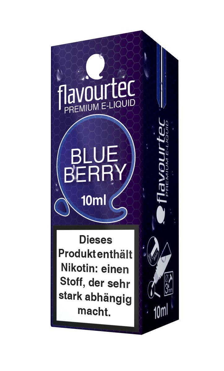 Flavourtec Blueberry E-Liquid 9mg/ml Nikotin 1 x 10ml